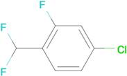 4-Chloro-1-(difluoromethyl)-2-fluorobenzene