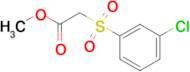 Methyl 2-(3-chlorophenyl)sulfonylacetate