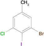 3-Bromo-5-chloro-4-iodotoluene