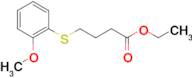 4-(2-Methoxy-phenylsulfanyl)-butyric acid ethyl ester