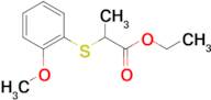 Ethyl 2-(2-methoxyphenyl)sulfanylpropanoate