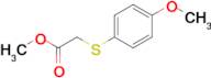Methyl 2-(4-methoxyphenyl)sulfanylacetate