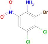 2-Bromo-3,4-dichloro-6-nitroaniline