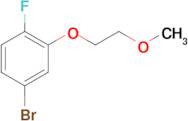 4-Bromo-1-fluoro-2-(2-methoxyethoxy)-benzene