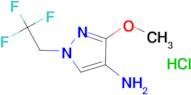 3-Methoxy-1-(2,2,2-trifluoro-ethyl)-1H-pyrazol-4-ylamine hydrochloride