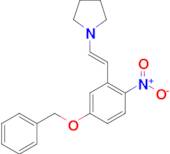 1-[2-(5-Benzyloxy-2-nitrophenyl)vinyl]pyrrolidine