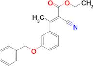 Ethyl 3-[3-(benzyloxy)phenyl]-2-cyanobut-2-enoate