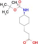 trans-3-(4-tert-Butoxycarbonylaminocyclohexyl)propionic acid