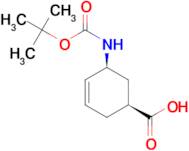 cis-3-tert-Butoxycarbonylaminocyclohex-4-enecarboxylic acid