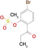 5-Bromo-2-propionylphenyl methanesulfonate