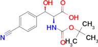 BOC-D-threo-3-(4-cyanophenyl)serine