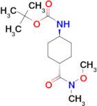 tert-Butyl trans-4-(N-methoxy-N-methylcarbamoyl)cyclohexylcarbamate