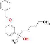 2-(3-Benzyloxyphenyl)octan-2-ol