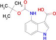 4-[(tert-Butoxycarbonyl)amino]-1H-indole-3-carboxylic acid
