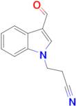 3-(3-Formyl-1H-indol-1-yl)propanenitrile