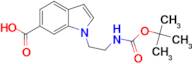 1-[2-[(tert-Butoxycarbonyl)amino]ethyl]-1H-indole-6-carboxylic acid