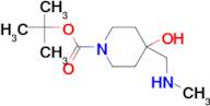 tert-Butyl 4-hydroxy-4-((methylamino)methyl)piperidine-1-carboxylate