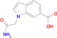 1-Carbamoylmethyl-6-indolecarboxylic acid