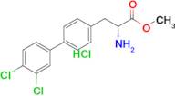 (R)-Methyl 2-amino-3-(3',4'-dichlorobiphenyl-4-yl)propanoate hydrochloride