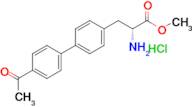 (R)-Methyl 3-(4'-acetylbiphenyl-4-yl)-2-aminopropanoate hydrochloride