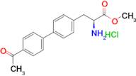 (S)-Methyl 3-(4'-acetylbiphenyl-4-yl)-2-aminopropanoate hydrochloride