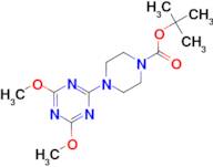 tert-Butyl 4-(4,6-dimethoxy-1,3,5-triazin-2-yl)piperazine-1-carboxylate