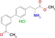 (R)-Methyl 3-(3'-acetylbiphenyl-4-yl)-2-aminopropanoate hydrochloride