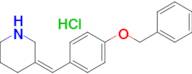 3-(4-(Benzyloxy)benzylidene)piperidine hydrochloride