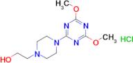 2-(4-(4,6-Dimethoxy-1,3,5-triazin-2-yl)piperazin-1-yl)ethanol hydrochloride