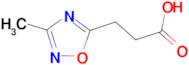 3-(3-Methyl-1,2,4-oxadiazol-5-yl)propanoic acid
