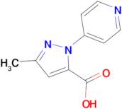 3-Methyl-1-(pyridin-4-yl)-1H-pyrazole-5-carboxylic acid