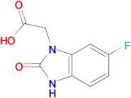 2-(6-Fluoro-2-oxo-2,3-dihydro-1H-1,3-benzodiazol-1-yl)acetic acid