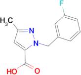 1-(3-Fluorobenzyl)-3-methyl-1H-pyrazole-5-carboxylic acid