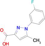 1-(3-Fluorophenyl)-5-methyl-1H-pyrazole-3-carboxylic acid