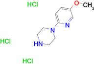 1-(5-Methoxypyridin-2-yl)piperazine trihydrochloride