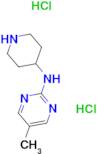 5-Methyl-N-(piperidin-4-yl)pyrimidin-2-amine dihydrochloride