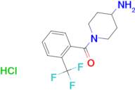 (4-Aminopiperidin-1-yl)[2-(trifluoromethyl)phenyl]methanone hydrochloride