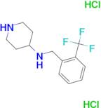 N-[2-(Trifluoromethyl)benzyl]piperidin-4-amine dihydrochloride