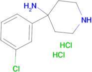 4-(3-Chlorophenyl)piperidin-4-amine dihydrochloride