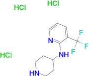 N-(Piperidin-4-yl)-3-(trifluoromethyl)pyridin-2-amine trihydrochloride