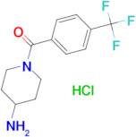 (4-Aminopiperidin-1-yl)[4-(trifluoromethyl)phenyl]methanone hydrochloride