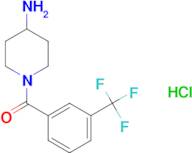 (4-Aminopiperidin-1-yl)[3-(trifluoromethyl)phenyl]methanone hydrochloride