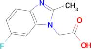 2-(6-Fluoro-2-methyl-1H-1,3-benzodiazol-1-yl)acetic acid
