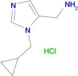 [1-(Cyclopropylmethyl)-1H-imidazol-5-yl]methanamine hydrochloride