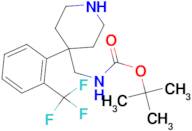 tert-Butyl N-({4-[2-(trifluoromethyl)phenyl]piperidin-4-yl}methyl)carbamate