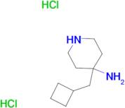 4-(Cyclobutylmethyl)piperidin-4-amine dihydrochloride