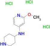 2-Methoxy-N-(piperidin-4-yl)pyridin-4-amine trihydrochloride