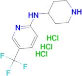 N-(Piperidin-4-yl)-5-(trifluoromethyl)pyridin-2-amine trihydrochloride