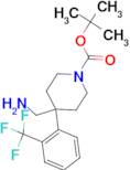 tert-Butyl 4-(aminomethyl)-4-[2-(trifluoromethyl)phenyl]piperidine-1-carboxylate