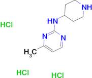 4-Methyl-N-(piperidin-4-yl)pyrimidin-2-amine trihydrochloride